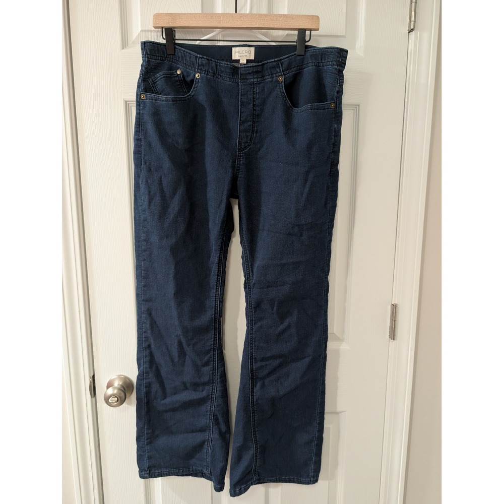 Pilcro Anthropologie, Women's 31, Denim Pull‎ on Barrel Jeans, Wide Leg